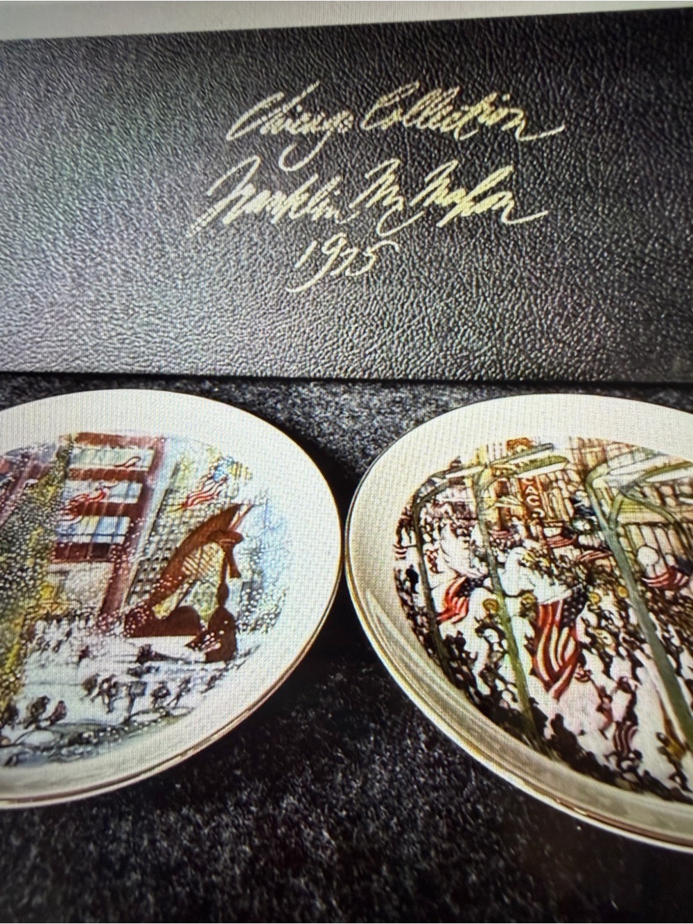 Chicago collection 1975 Franklin McMahon Limited edition China  collectors plate